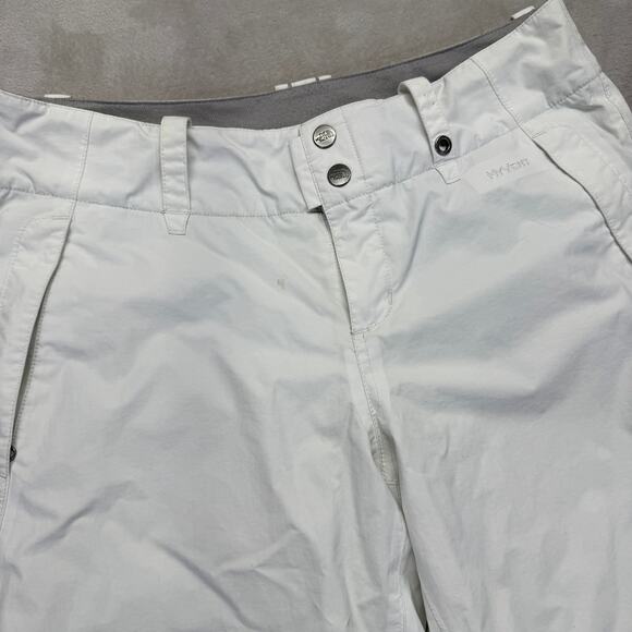 The‎ North Face Snow Pants Women's Small White Hyvent Winter Snowboarding Skiing - Picture 1 of 16